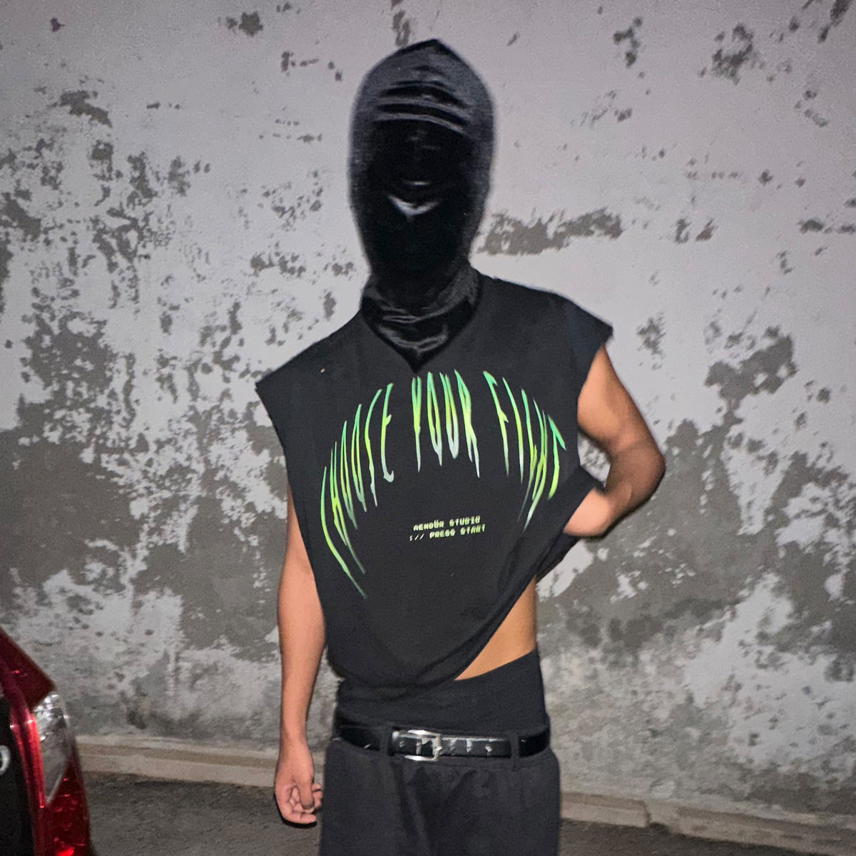 Sleeveless Cropped Tee Choose Your Fight #4
