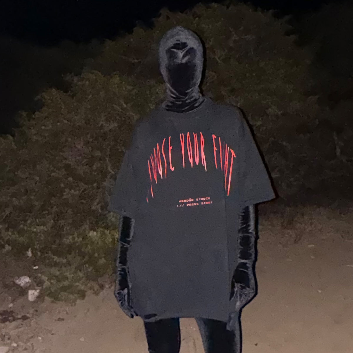 Longline Oversize Tee Choose Your Fight #5