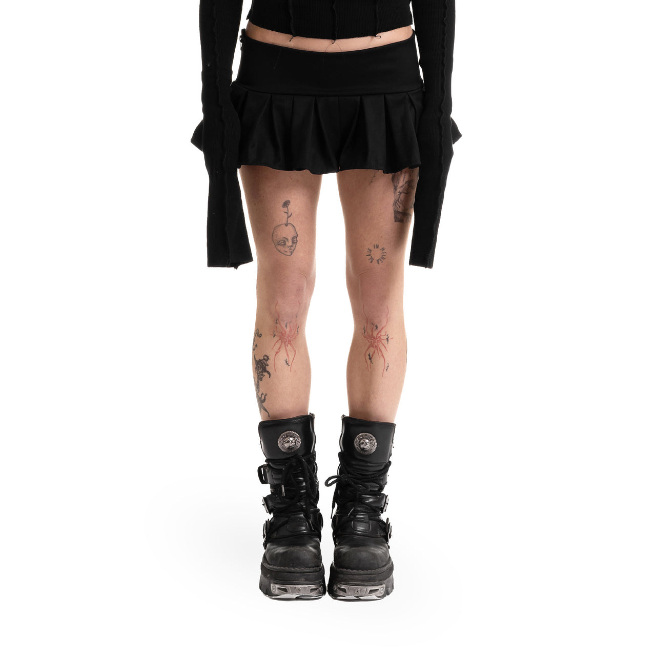Pleated Miniskirt