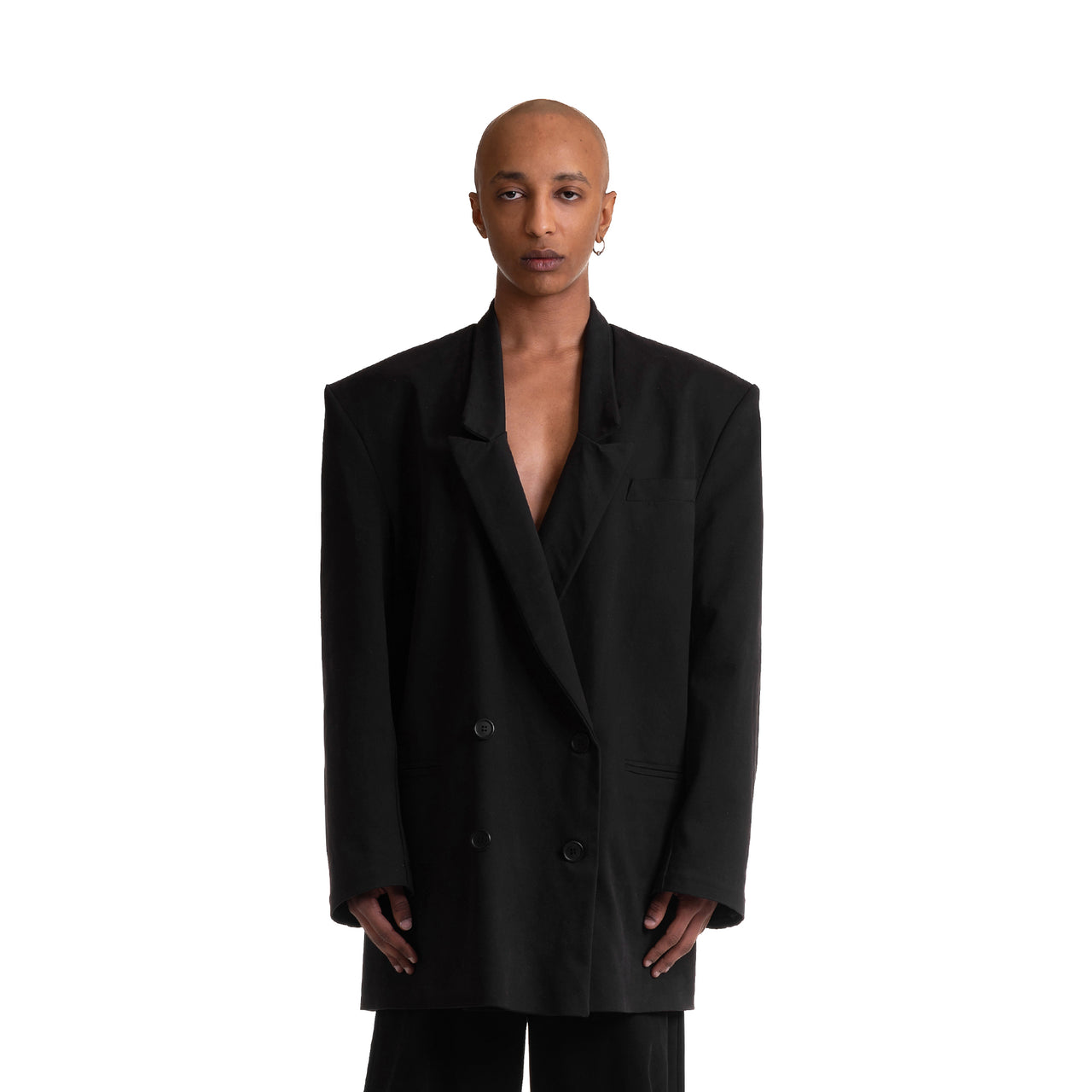 Cotton Double Breasted Jacket