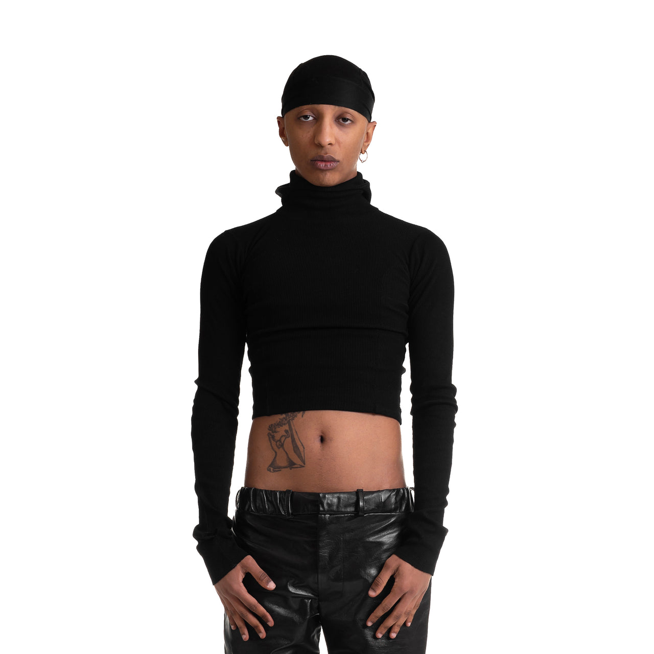 Hair-Hooded Shirt