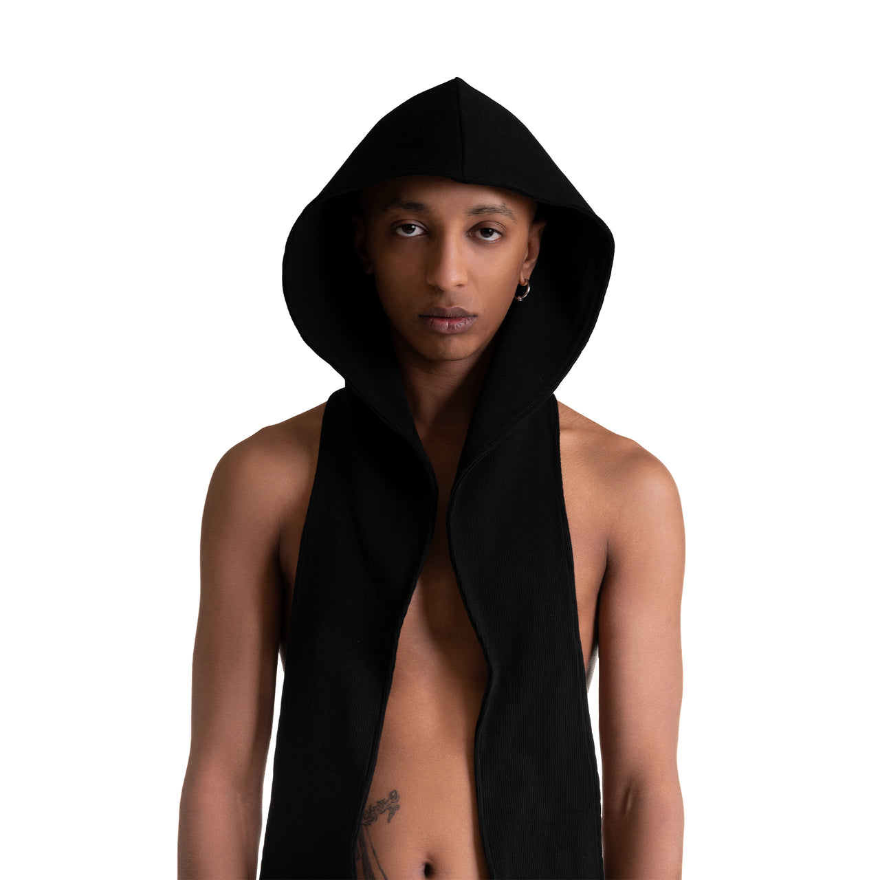 Ribbed Hood Scarf