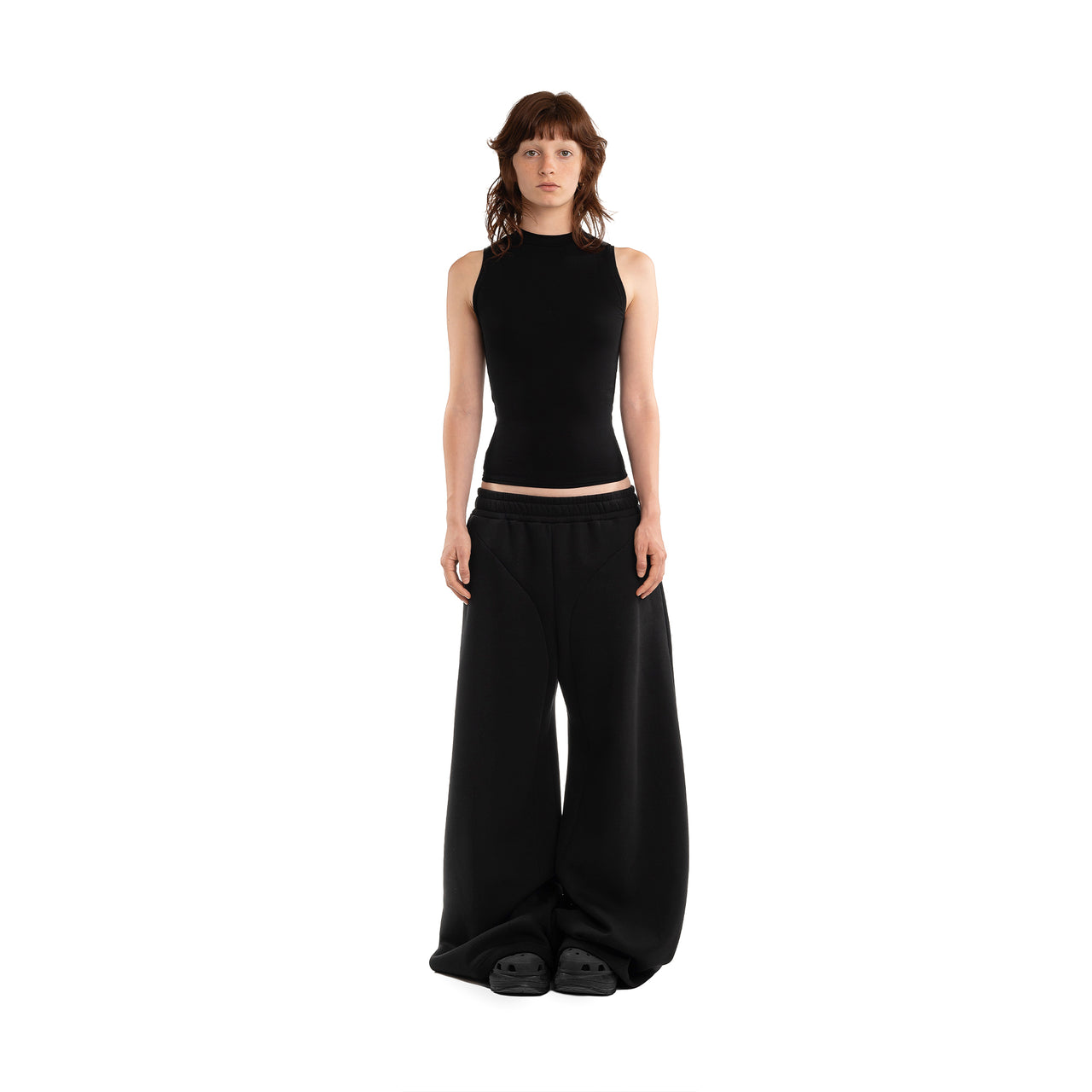 Fitted Tank Top with Back Slit